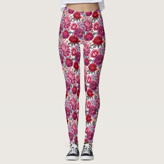 Legging Elegante Floral (Frente)