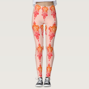Legging Elegante Floral Damask Chic