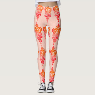 Legging Elegante Floral Damask Chic