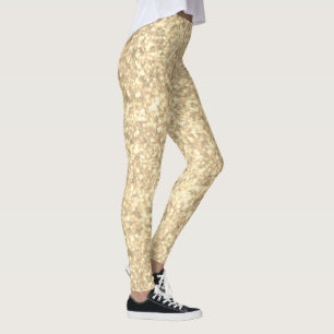 Legging Elegante Glitter de Sparkle Dourado
