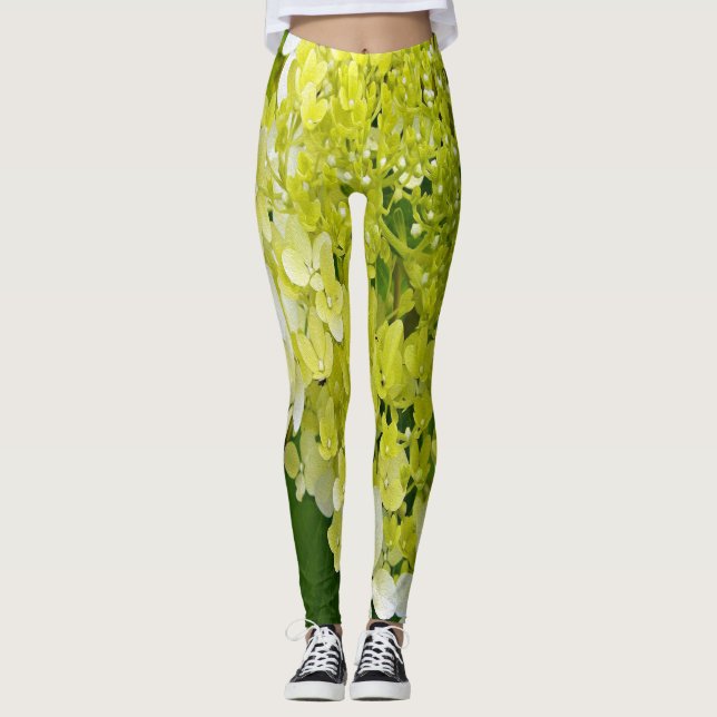 Legging Elegante Hortênsia Limelight Verde Chartreuse (Frente)