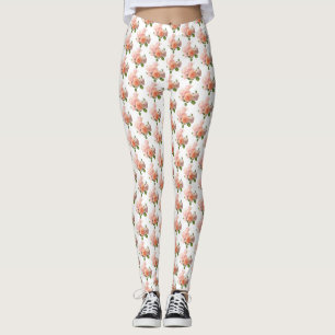 Legging Elegante moderno Design Rosa de de tendências pers