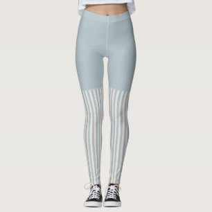 Legging Elegante Náutico Clássico Azul-Marinho