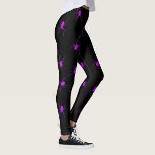 Legging Elegante Popular da Aranha Roxa do Halloween