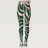 legging zebra verde