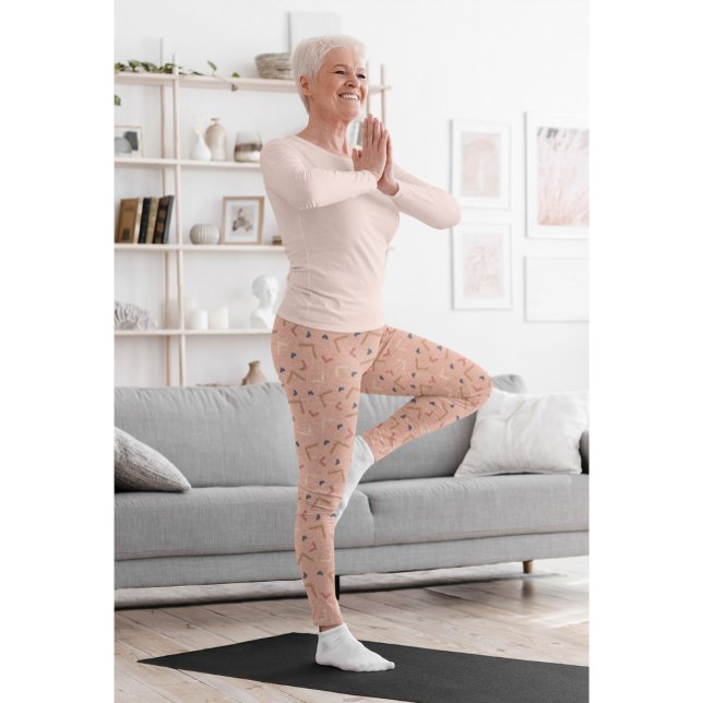 Legging Elegante Vintage Girl Gym Yoga (Criador carregado)