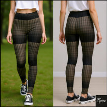 elegante xadrez preto e marrom - Cyber Plaid