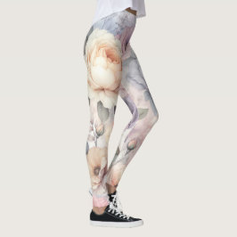 Legging Elegantes Flores de Rosa