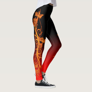 Legging Elevação das caneleiras de Phoenix