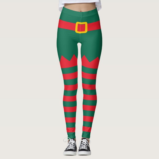 Legging Elf de Natal (Frente)