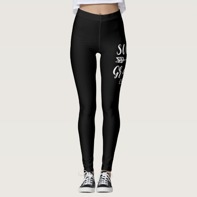 Legging Em Breve Ser Avó 2022 Para Nova Avó (Frente)