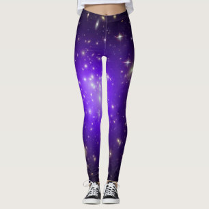 Legging Embaçamento roxo das estrelas na NASA do espaço