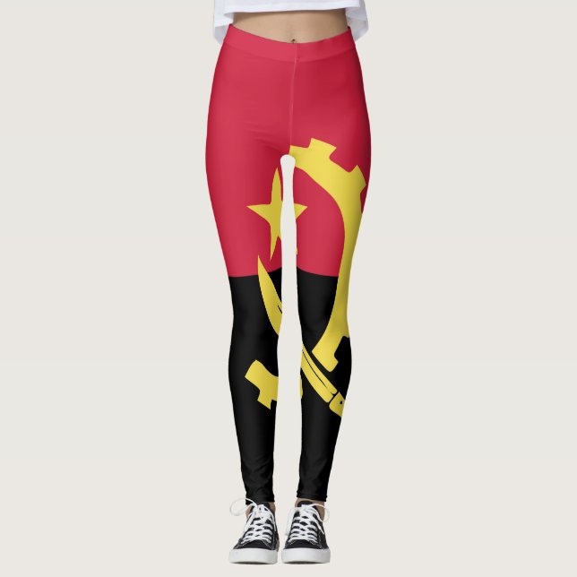 Legging Emblema da bandeira angolana (Frente)