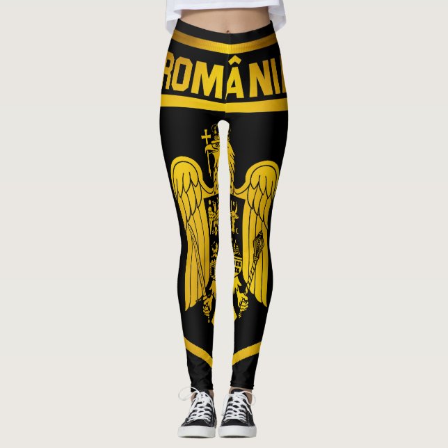 Legging Emblema da Romênia (Frente)