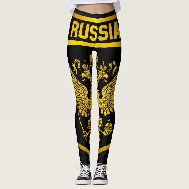 Legging Emblema da Rússia (Frente)