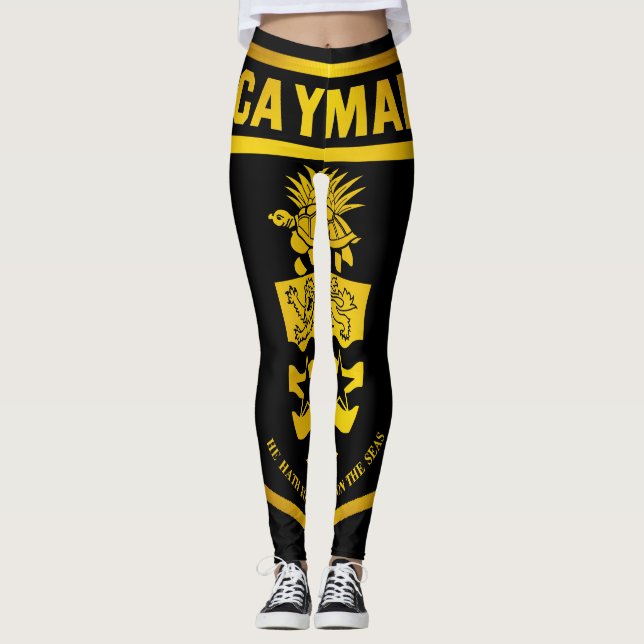 Legging Emblema das Ilhas Cayman (Frente)