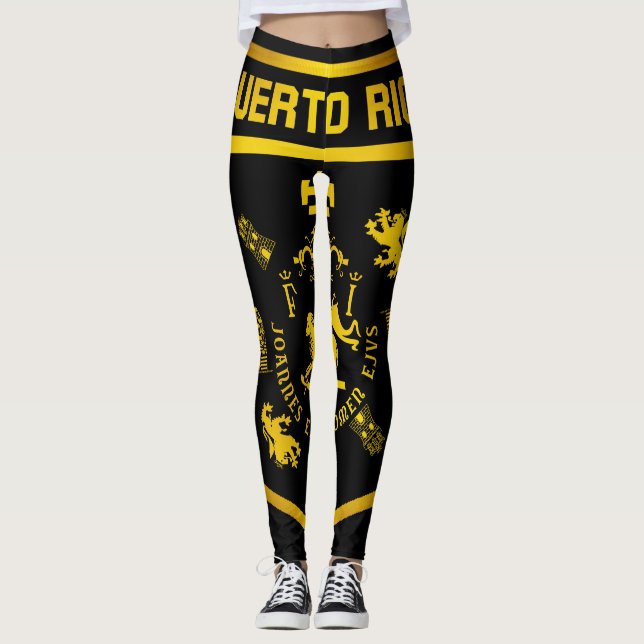 Legging Emblema de Puerto Rico (Frente)