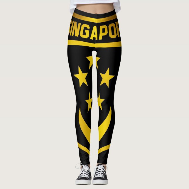 Legging Emblema de Singapura (Frente)