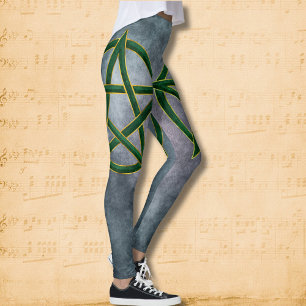 Legging Embraço da Natureza: Emerald Pentagram