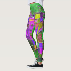Legging "Emerald Abertura" por Paul Buică