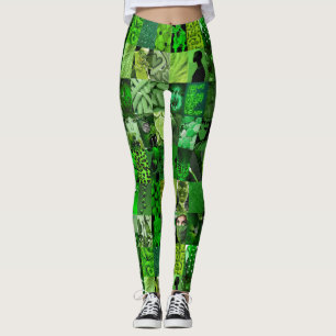 Legging Emerald Green Collage