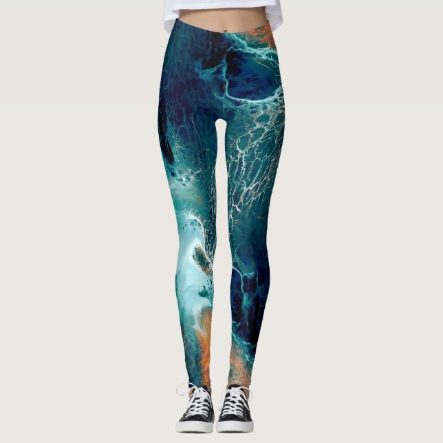 Legging Emerald Tides in Motion (Frente)