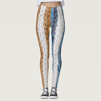 Legging Encaixe: tapete de jeans reciclados.