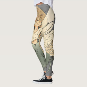 Legging Encantando Fada - Arte de Fantasia Whimsso
