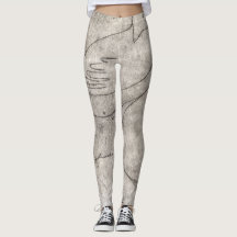 Encantando Impressão Negra e Branca: Menina Entre