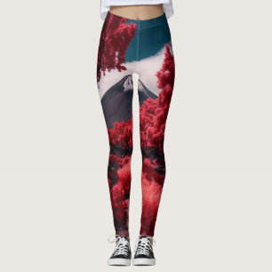Legging Encantando Paisagem vulcânica no Infrared Splendo
