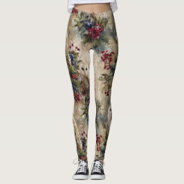 Legging Enchanting Floral Owl