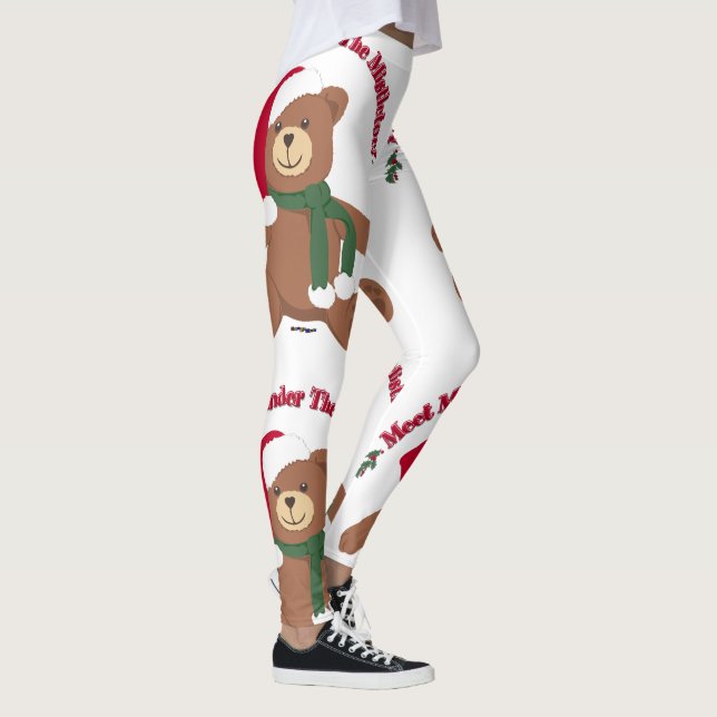 Legging Encontre-Me Sob O Maldito Urso De Natal (Direita)