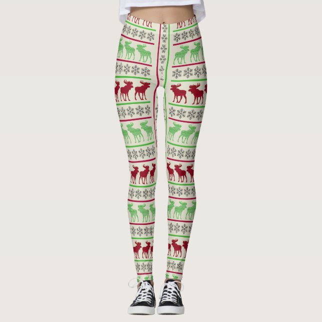 LEGGING ENFEITES DE NATAL REINDEER (Frente)