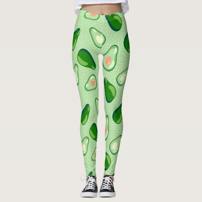 Legging Engraçado Avocados (Frente)