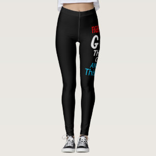 Legging Engraçado Cancer Fighting Inspirational Quote Che