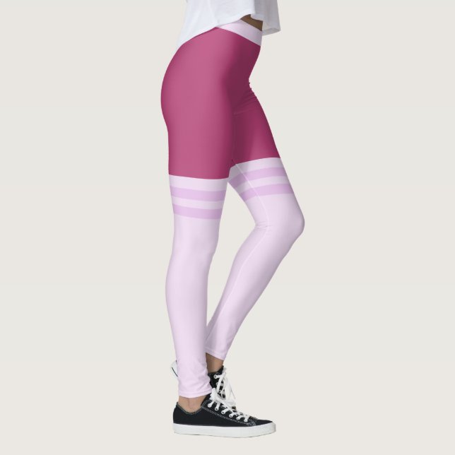 Legging Engraçado Faux Meias do joelho roxas (Direita)