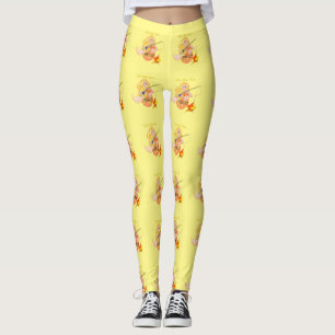 Legging Engraçado Pescar Sereia Rapariga Trovão_Cove  