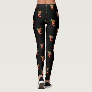 Legging Engraçado Picy Chili Em Fogo
