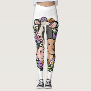 Legging Engraçado Vegan Fábrica de Natal Baseada em Xmas A