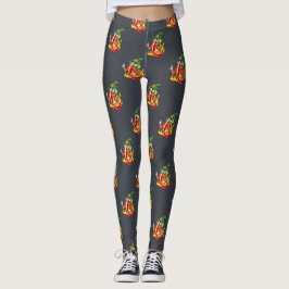 Legging Engraçados E Orgulhosos Chili Em Fogo Dá Mãos