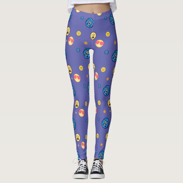 Legging Enjoias engraçadas de muitas emoções sobre o passa (Frente)
