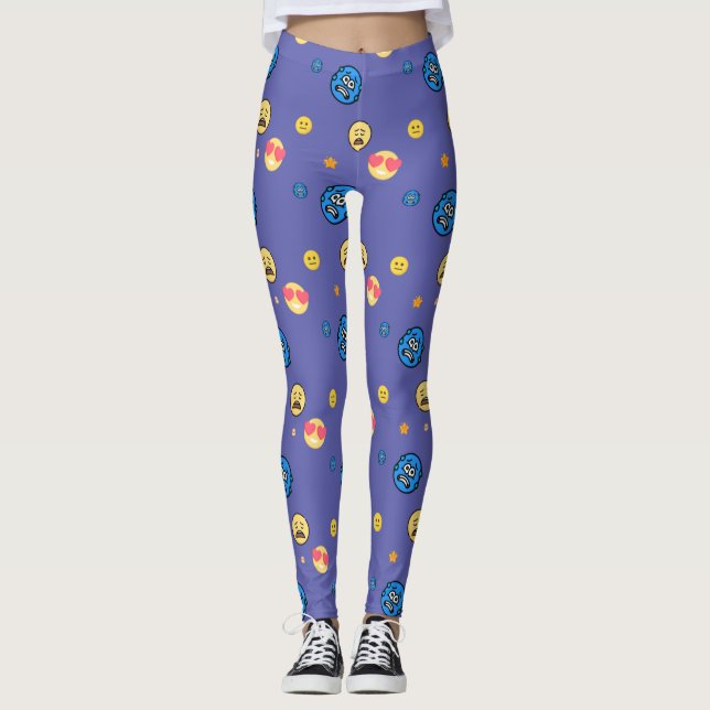 Legging Enjoias engraçadas de muitas emoções sobre o passa (Frente)
