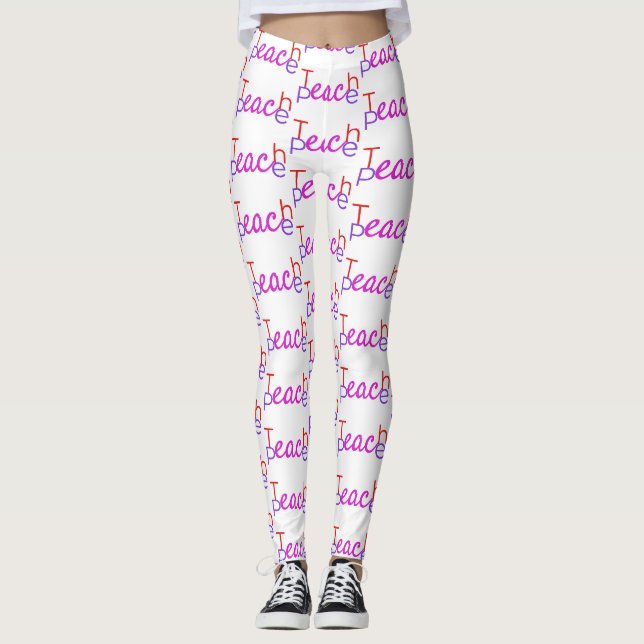Legging Ensinar Troço de Paz (Frente)