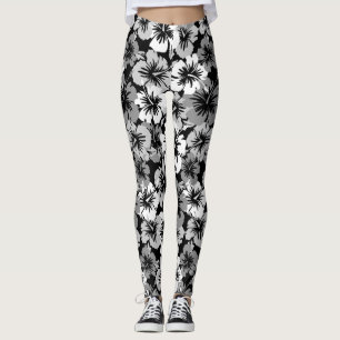 Legging Epic Hibiscus Hawaiian Tropical Floral