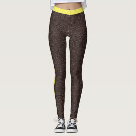 Legging Epresso Amarelo Espalhetas Espalhetas Com Espalhaç