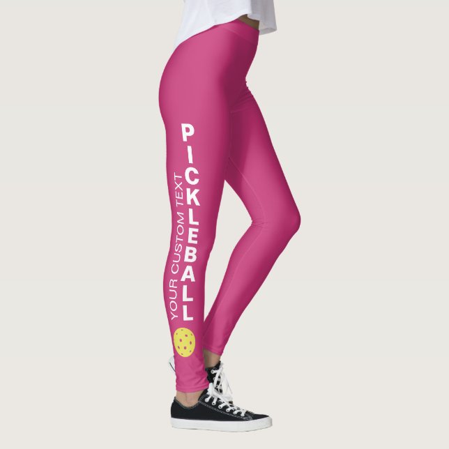 Legging Equipe Personalizada do Clube Pickleball Seu Espor (Direita)