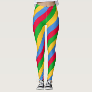 Legging Eritreia - Cores de Bandeira Nacional com Strike D