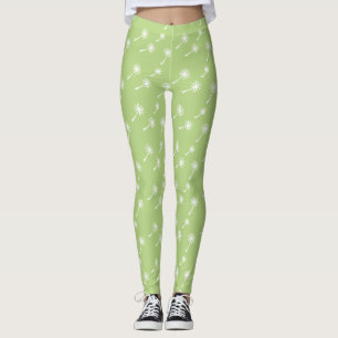 Legging Erva Daninha Happens fofo cínico dandelion Engraça