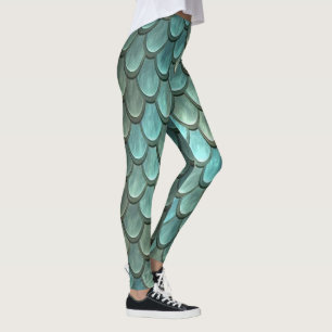 Legging Escalas azuis modernas texturizadas