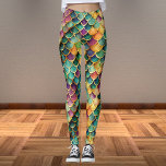 Legging Escalas de Sereia Coloridas<br><div class="desc">Escalas de Sereia Coloridas</div>